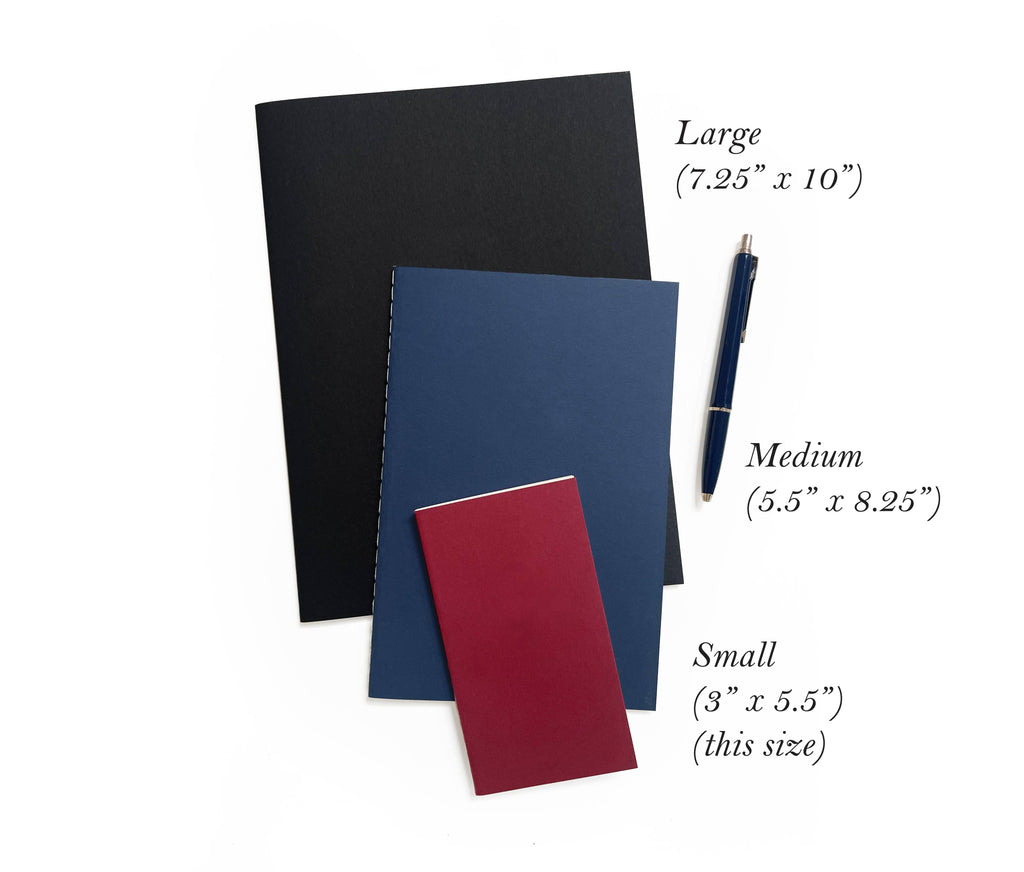 Wedding Vows Blind Deboss Mini Saddle Stitch Notebook: White