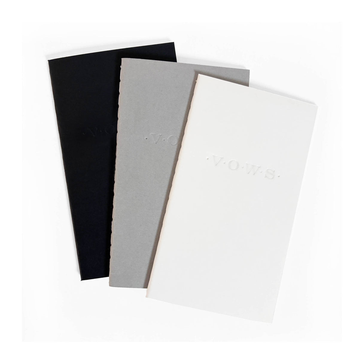 Wedding Vows Blind Deboss Mini Saddle Stitch Notebook: Sand