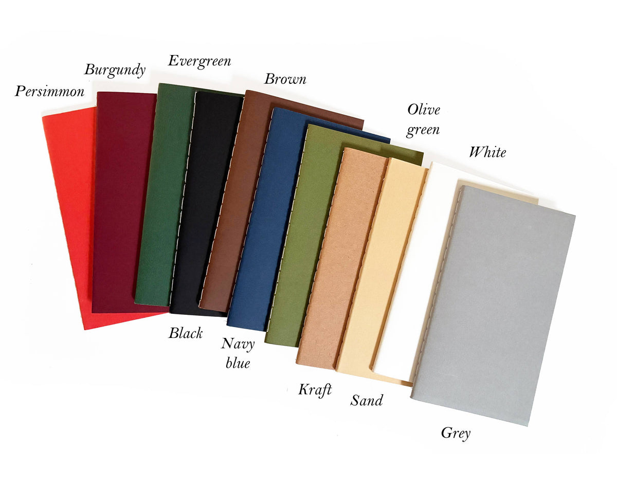 Wedding Vows Blind Deboss Mini Saddle Stitch Notebook: White
